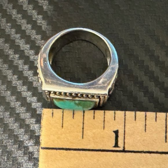 Vintage Barse .925 Turquoise ring size 7 - Picture 8 of 13